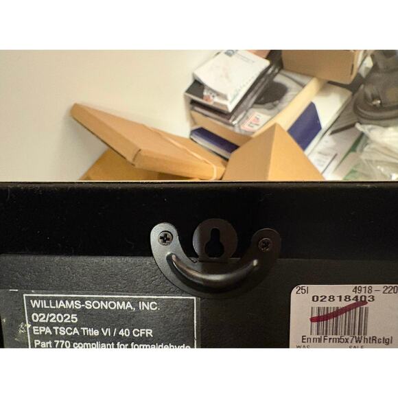 New Pottery Barn White Chrome Enameled Picture Frame 5x7 5” x 7”
Photo - Picture 2 of 6